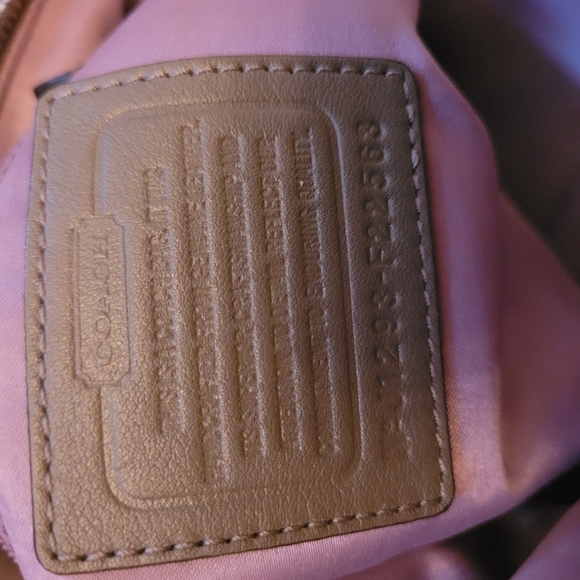 Luxury handbag, taupelavender exterior silky lavender interior. USED 2X ONLY - Picture 3 of 4